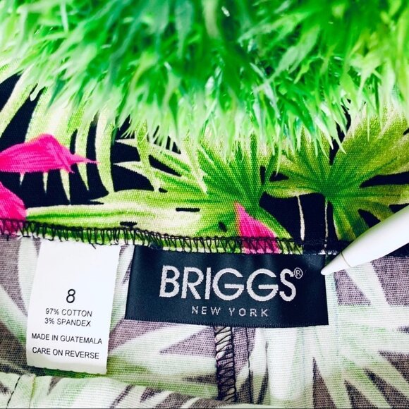 BRIGGS TROPICAL STRETCH CAPRI/CROP pants - Picture 7 of 8